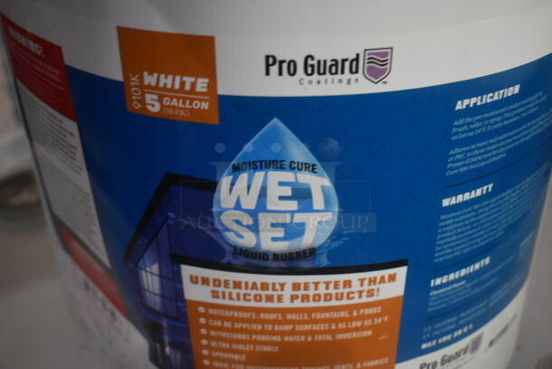 ALL ONE MONEY! Lot of Various 2 Barrels and 6 Buckets Including Aluminum Paste, Pro Guard White. BUYER MUST REMOVE. - Image 4 of 4