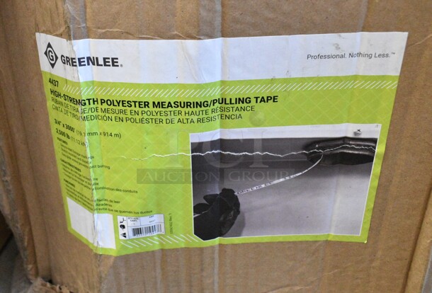 2 BRAND NEW SCRATCH AND DENT! Items Including Greenlee 4437 Measuring/Pulling Tape and RWA0153 28 oz Rectangle Kraft Paper Small Bio Lunch Box - Two Windows. 2 Times Your Bid!  - Image 3 of 6