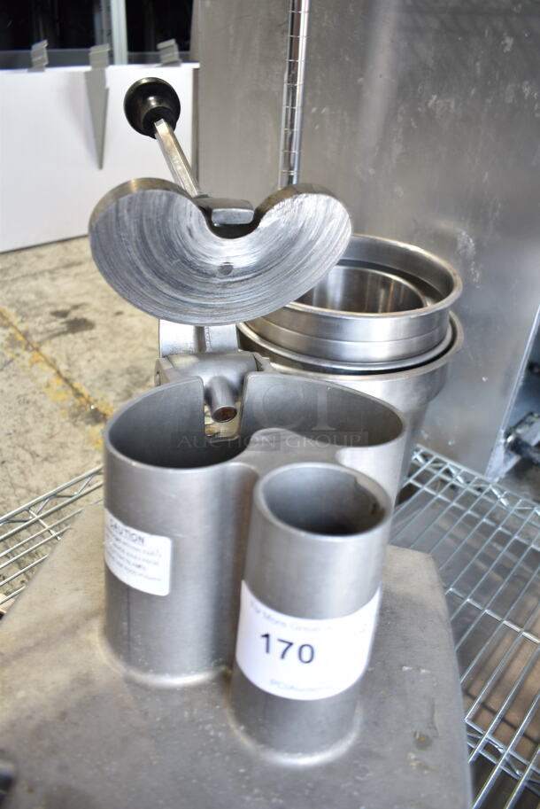 Robot Coupe Metal Commercial Continuous Feed Head for Food Processor.  - Image 3 of 4