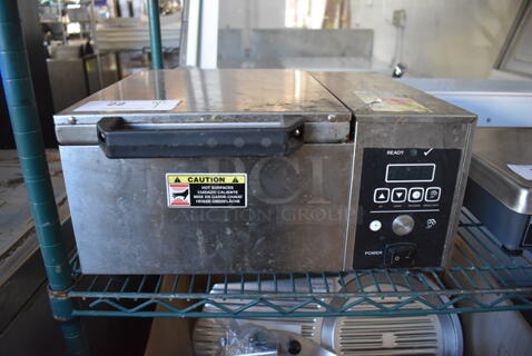 Antunes DFW-250CF Stainless Steel Commercial Countertop Deluxe Food Steamer. 120 Volts, 1 Phase. 17x17x8. Tested and Working!