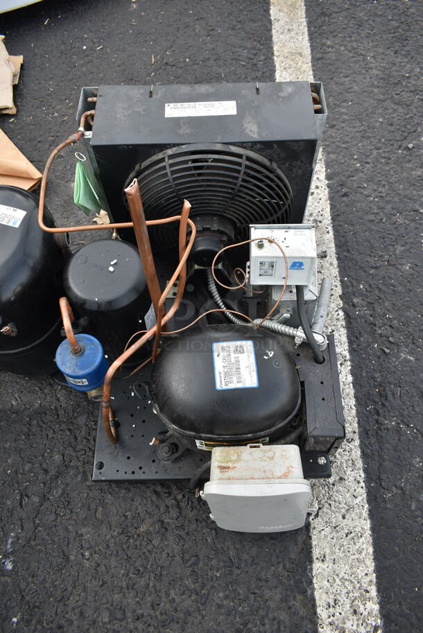 Copeland RST55C1E-CAV-109 Compressor and Extra Motor. 208-230 Volts, 1 Phase.  - Image 3 of 6