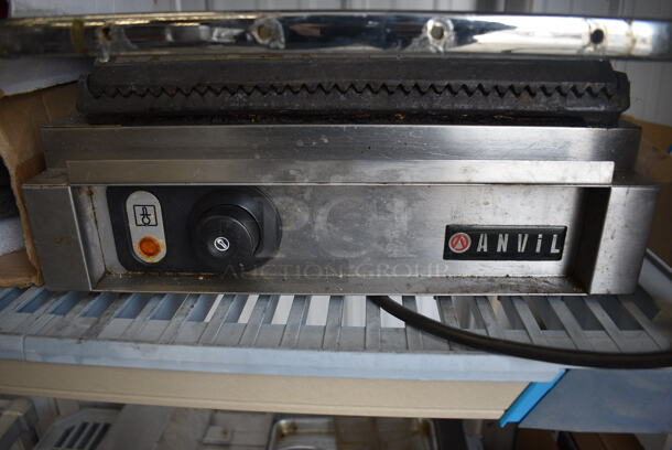 Anvil Stainless Steel Commercial Countertop Electric Powered Panini Press. 115 Volts, 1 Phase. 16x14x7.5 - Image 2 of 6