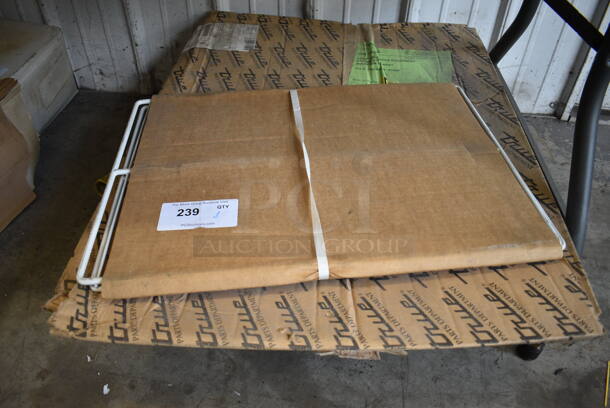 ALL ONE MONEY! Lot of Various NEW Poly Coated Racks, Metal Convection Oven Racks and Hose - Image 1 of 5