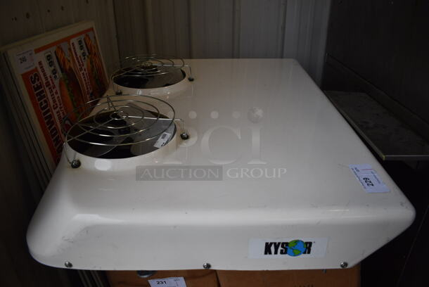 BRAND NEW IN BOX! Kysor Model 942008 COND KC110 Metal Condenser for Reefer Truck. 41x32x11 - Image 1 of 5