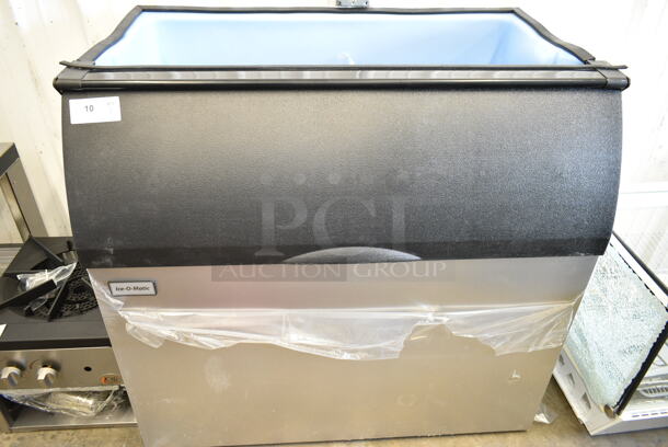 BRAND NEW SCRATCH AND DENT! 2024 Ice-O-Matic B110PSB Stainless Steel Commercial 854 lb. Ice Bin.  - Image 2 of 9