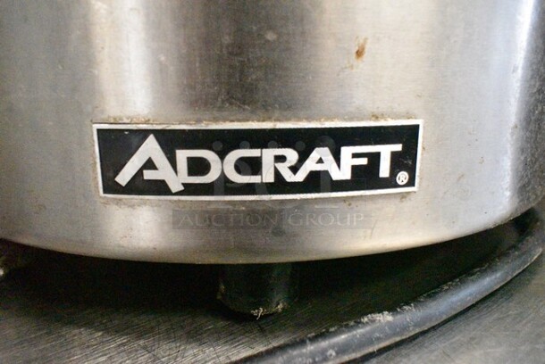 Adcraft FW-1200WR Stainless Steel Commercial Countertop Soup Kettle Food Warmer. 120 Volts, 1 Phase. Tested and Working! - Image 2 of 7