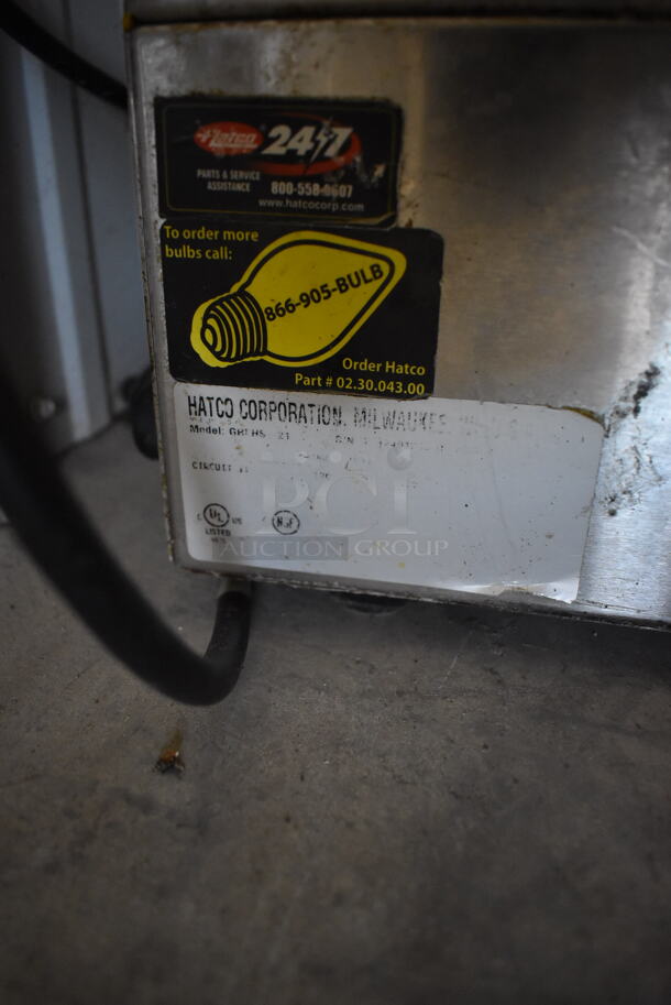 Hatco GRT-HS-21 Stainless Steel Commercial Countertop Dumping Station w/ Prince Castle 740-T88H Timer. 22x30x28. Tested and Working! - Image 8 of 8