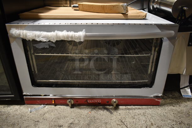 BRAND NEW SCRATCH AND DENT! Avantco 177CO38M Stainless Steel Commercial Countertop Electric Powered Full Size Convection Oven w/ View Through Door and Metal Oven Racks. 208/240 Volts, 1 Phase. - Image 2 of 5