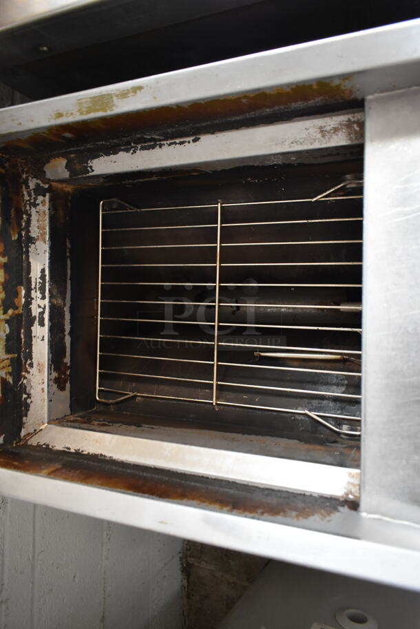 2019 Frymaster GF14SD Stainless Steel Commercial Floor Style Natural Gas Powered Deep Fat Fryer on Commercial Casters. 100,000 BTU.  - Image 3 of 6