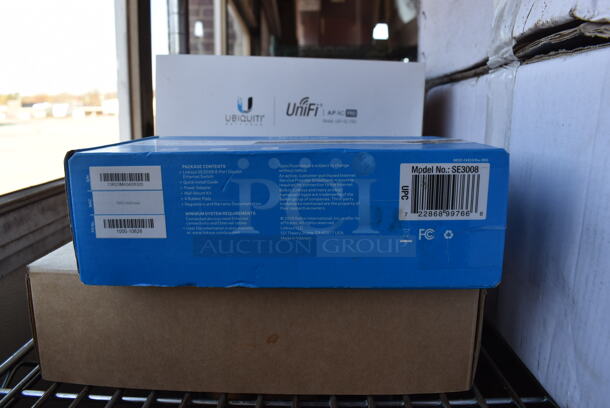 6 Various Items; TP Link 5 Port Desktop Switch, TP Link 8 Port Gigabit Desktop Switch, Linksys 8 Port Ethernet Switch, Cisco Meraki Z3 Router, 2 Ubiquit UAP-AC-PRO Pro Access Point. 6 Times Your Bid! - Image 7 of 12
