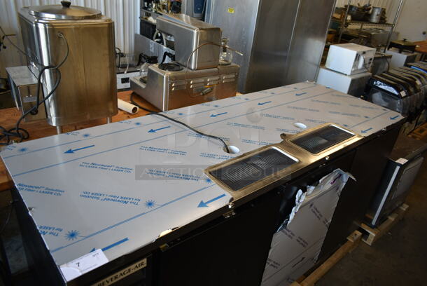 BRAND NEW SCRATCH AND DENT! Beverage Air DD78HC-1-B Stainless Steel Commercial Direct Draw Kegerator w/ 8 Hoses. Stock Picture Used as Gallery. 115 Volts, 1 Phase. Tested and Working! - Image 3 of 12