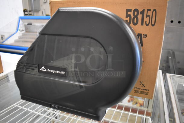 2 Various BRAND NEW IN BOX! Poly Wall Mount Toilet Paper Dispensers; Rollsavr Vista Junior 58250 and Rollsavr Vista 58150. Includes 19x5x11, 16x6x12. 2 Times Your Bid! - Image 10 of 12