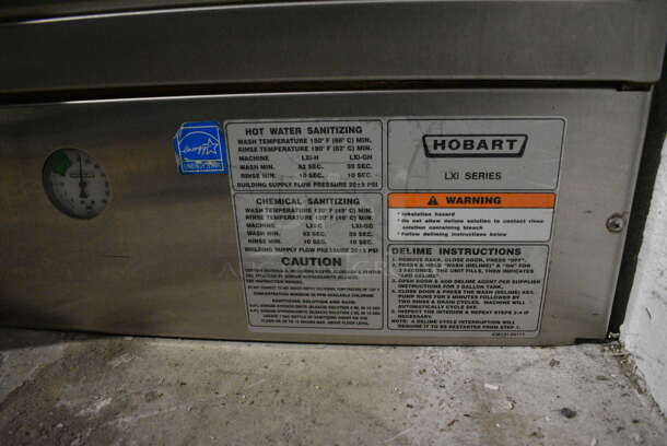 Hobart Model LXIC Stainless Steel Commercial Undercounter Dishwasher. 120 Volts, 1 Phase. 24x25x34 - Image 7 of 7
