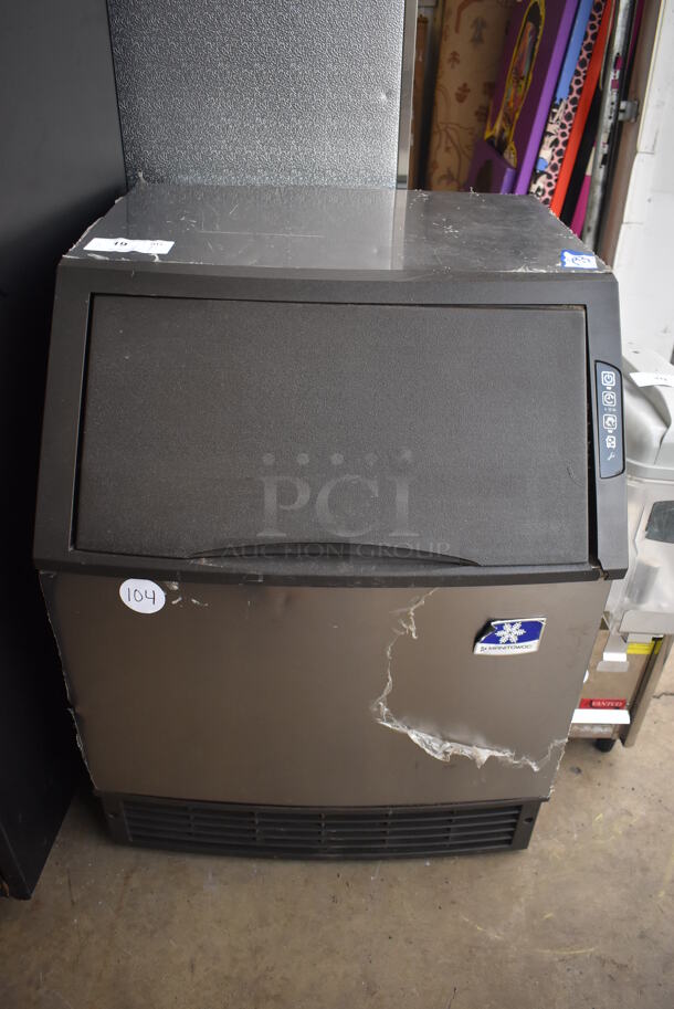 2019 Manitowoc UDF0140A-161B Stainless Steel Commercial Self Contained Undercounter Ice Machine. 115 Volts, 1 Phase. 26x29x33