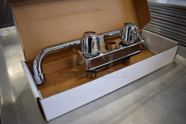 BRAND NEW IN BOX! Metal Faucet and Handles. 6x2x12 - Image 3 of 4