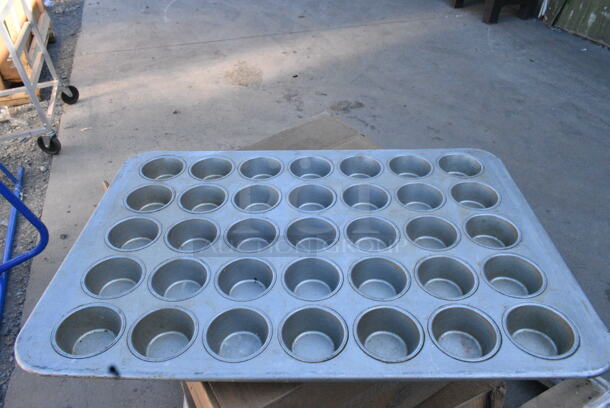 2 White Poly Ingredient Bin w/ Contents Including Muffin Baking Pans and Bins. Does Not Include Shelving Unit. 2 Times Your Bid! - Image 4 of 12