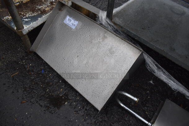 Stainless Steel Commercial Wall Mount Shelf w/ Brackets. 24x16x16 - Image 2 of 3