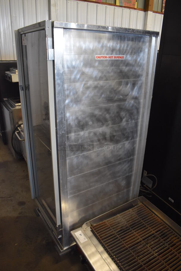 HC1836HP Metal Commercial Single Door Reach In Warming Cabinet on Commercial Casters. 120 Volts, 1 Phase. Tested and Working! - Image 3 of 7