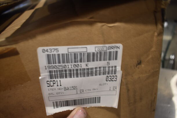 BRAND NEW IN BOX! Black Poly Wall Mount Paper Towel Dispenser. - Image 5 of 5