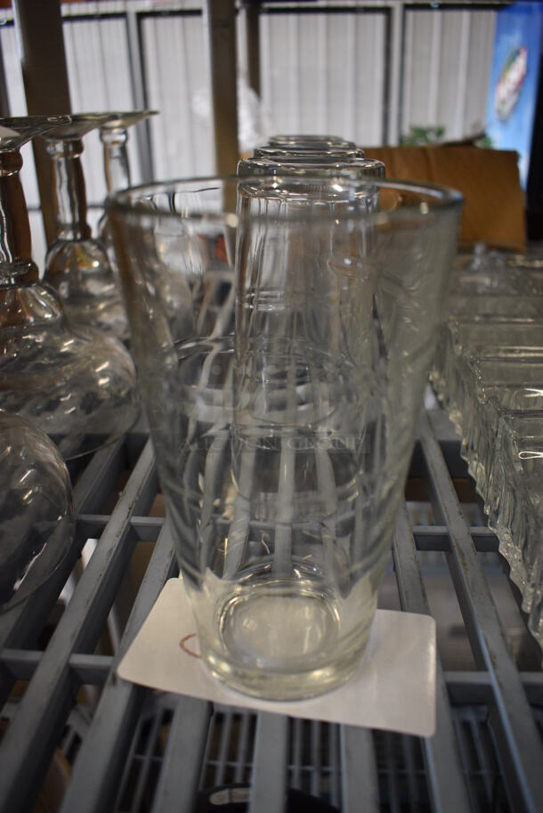 5 Beverage Glasses. 3.5x3.5x6. 5 Times Your Bid!