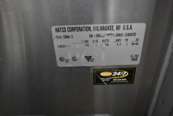 Hatco GRMW-1 Stainless Steel Commercial Countertop Warming Cabinet Merchandiser. 120 Volts, 1 Phase. Tested and Working! - Image 6 of 6