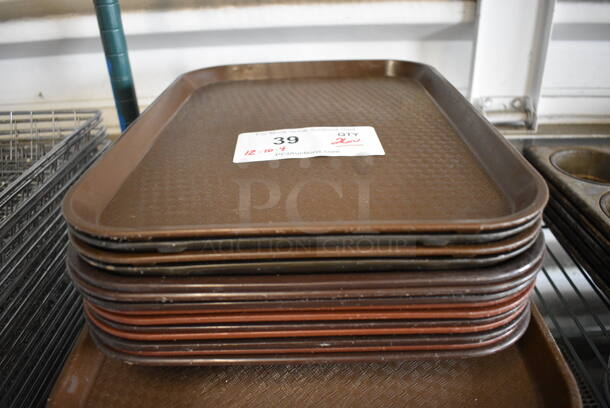ALL ONE MONEY! Lot of 26 Various Poly Food Trays! 10.5x14x1, 12x16x1 - Image 3 of 3