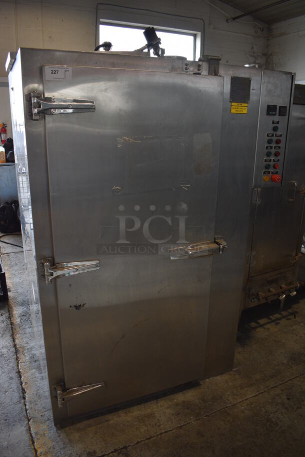 Martin / Baron Model MBI 1-18-0002-19 Stainless Steel Commercial Floor Style Nitrogen Blast Freezer. 230 Volts, 3 Phase. 54x42x72  - Image 1 of 6