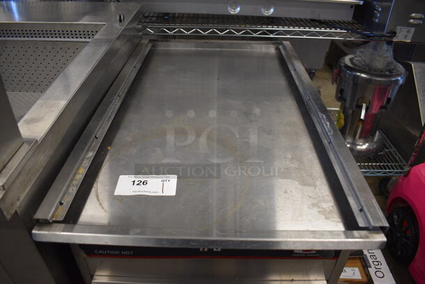 Carter Hoffmann Stainless Steel Commercial Counter w/ 6 Crisp N Hold Drawers on Commercial Casters. 115 Volts, 1 Phase. 20x33x33. Tested and Working! - Image 4 of 6