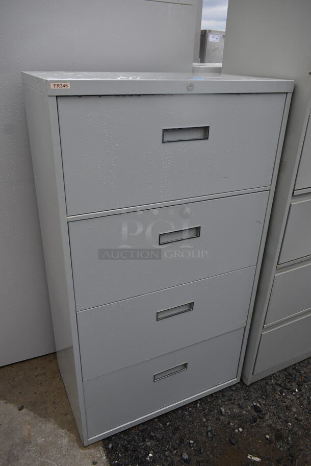 Metal 4 Drawer Filing Cabinet. - Image 1 of 6