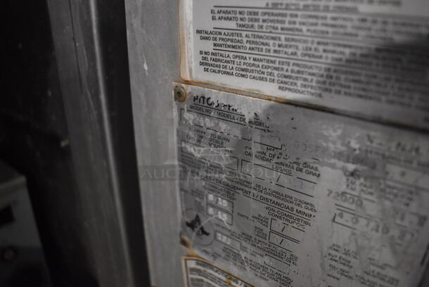 Pitco Frialator DD 24 RUFM Stainless Steel Commercial Natural Gas Powered Donut Fryer w/ Grease Trap. 72,000 BTU. 29x43x56 - Image 9 of 9