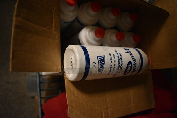 ALL ONE MONEY! Tier Lot of Various Items Including Fischer Model RF-60 Ultra-Sound Machine, Ultrasound Gel, and Sweaters - Image 5 of 5