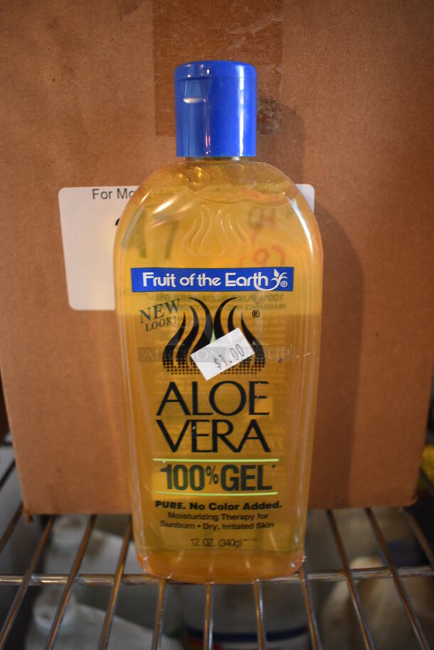Box of 9 Aloe Vera Gel Bottles. 3x1.5x8