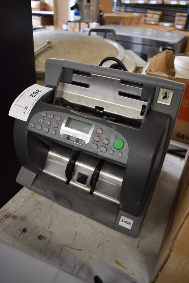 De La Rue Countertop Bill Counting Machine. 12x12x11. Tested and Working! - Image 2 of 6