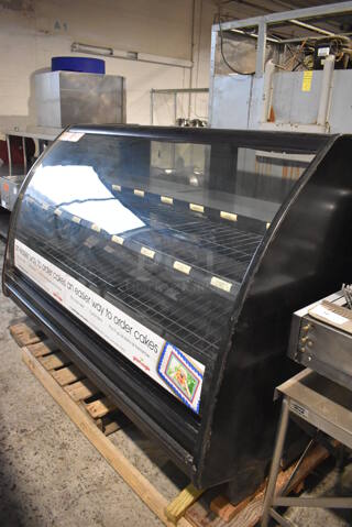 Metal Commercial Floor Style Deli Display Case Merchandiser. 75.5x42x53.5. Cannot Test Due To Missing Power Cord