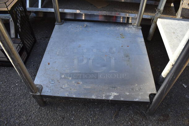 Eagle Stainless Steel Table w/ Metal Under Shelf. 30x30x34.5 - Image 3 of 3