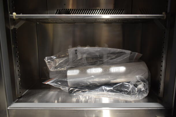 BRAND NEW SCRATCH AND DENT! Tank REF Stainless Steel Commercial Mobile Kiosk Single Door Mini Cooler. 120 Volts, 1 Phase. Tested and Working! - Image 8 of 12