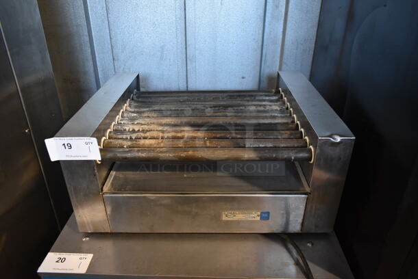 Star 25 Stainless Steel Commercial Countertop Hot Dog Roller. 120 Volts, 1 Phase. Tested and Working! - Image 1 of 4