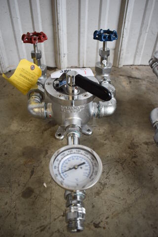 BRAND NEW! Leonard Thermostatic TM Metal Steam and Water Mixing Valve. 10x19x8