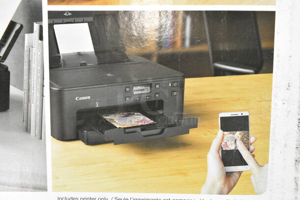 3 IN ORIGINAL BOX! Items Including Pyle PLMRS5W 5.25" Marine Speaker Pair, NutriChef PCRM15D Crepe Maker, Canon PIXMA TS702a Printer. 3 Times Your Bid!  - Image 5 of 5