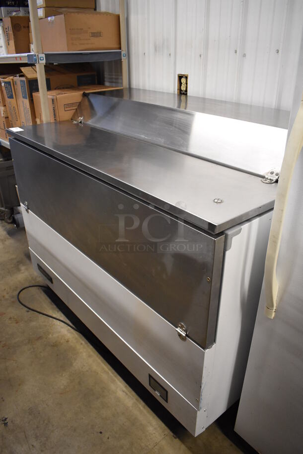 Continental MC5-S Stainless Steel Commercial Milk Cooler on Commercial Casters. 115 Volts, 1 Phase. 58x34x49. Tested and Working! - Image 5 of 6