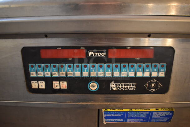 2013 Pitco Frialator DD 24R UFM Stainless Steel Commercial Natural Gas Powered Donut Fryer w/ Grease Trap. 72,000 BTU. 29x43x56 - Image 6 of 8