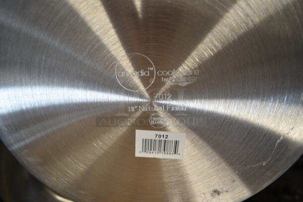 4 LIKE NEW! Items; 407SEW1030 Vollrath N7012 Arkadia 12" Aluminum Non-Stick Fry Pan, 407EW1030 Vollrath 7012 Arkadia 12" Aluminum Fry Pan, 980062008 Matfer Bourgeat 062008 15 3/4" Black Carbon Steel Fry Pan. 4 Times Your Bid! - Image 8 of 10
