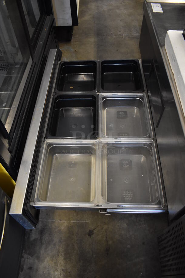 2013 True TRCB-52 Stainless Steel Commercial 2 Drawer Chef Base on Commercial Casters. 115 Volts, 1 Phase. 52x32x25. Tested and Working! - Image 4 of 5