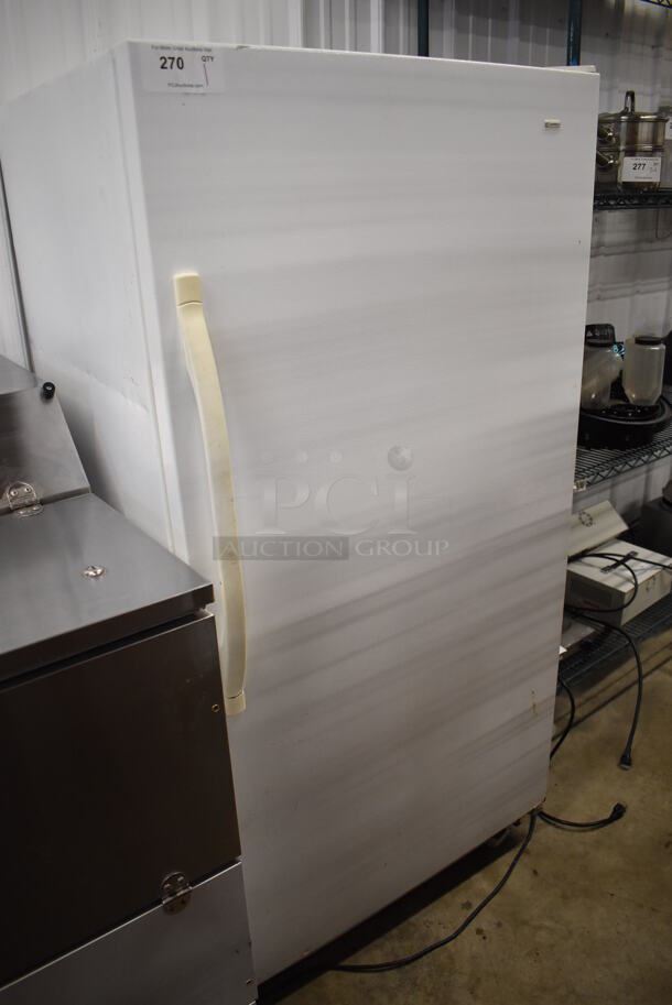 Kenmore Metal Single Door Reach In Freezer. 115 Volts, 1 Phase. 32x30x65. Tested and Working! - Image 1 of 5