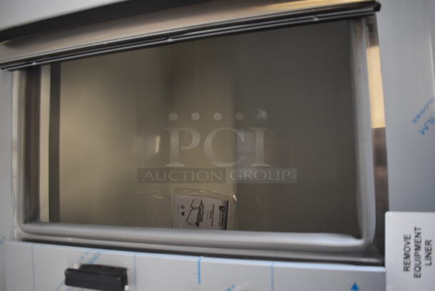 BRAND NEW SCRATCH AND DENT! Excellence HFF-8HC 54" Flip Lid Ice Cream Dipping Cabinet 115 Volts, 1 Phase. Tested and Working! - Image 7 of 10