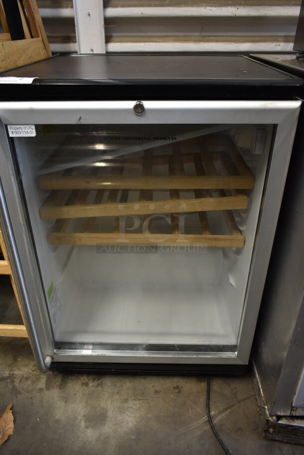 Summit SWC6GBLBI Wine Chiller Merchandiser. 120 Volts, 1 Phase. Tested and Powers On But Does Not Get Cold - Image 3 of 5