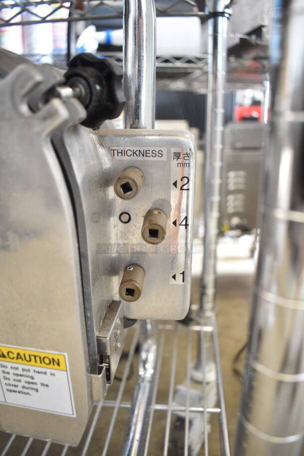 Happy Industrial A-OHC50 Metal Commercial Vegetable Slicer. 110-120 Volts, 1 Phase. Tested and Working!  - Image 5 of 6