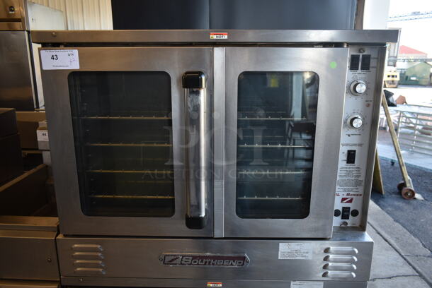2 Southbend SLGS/22SC SL Series Stainless Steel Commercial Natural Gas Powered Full Size Convection Oven w/ View Through Doors, Metal Oven Racks and Thermostatic Controls. 2 Times Your Bid! - Image 3 of 10