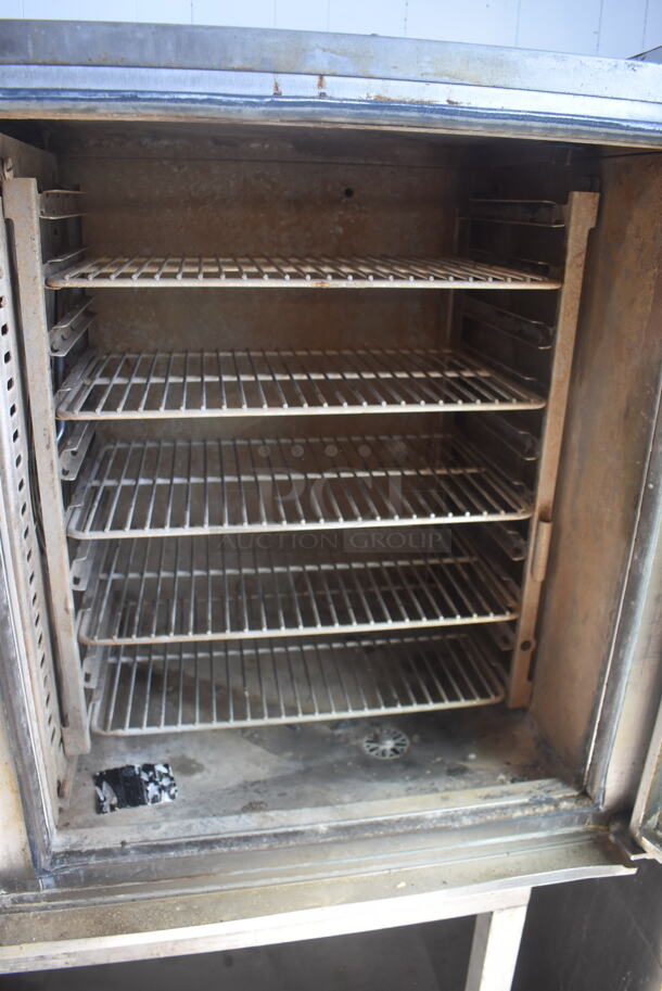 2014 Alto-Shaam Commercial Stainless Steel Gas Powered Combitherm With Polycoated Racks On Galvanized Legs. 208-250 Volt 3 Phase - Image 3 of 5