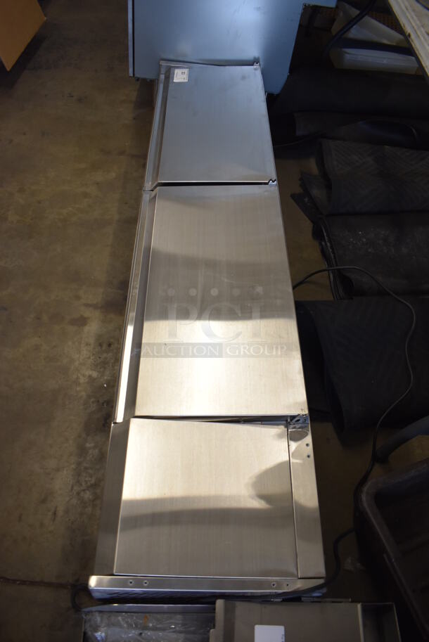Avantco 360CPT71 Stainless Steel Commercial Refrigerated Topping Rail. 71x16x10. Tested and Does Not Power On - Image 4 of 8